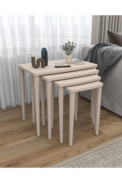 Ey ZİGON SEHPA 4 LÜ ÇAY SEHPASI LÜKS ZİGON