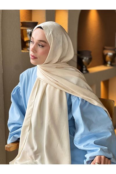 Modakaşmir شال بنمط اللوز من سلسلة الجاكار الحريرية