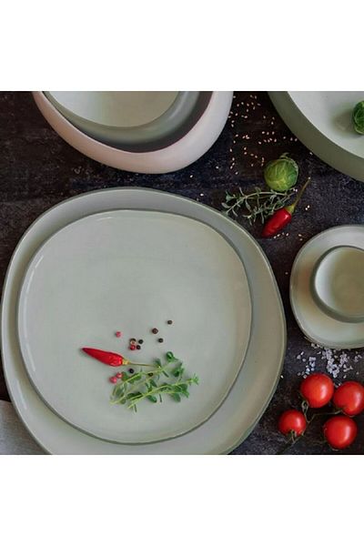 EasyLife Organic Series Glaze Ceramic Dinner Plate 27cm