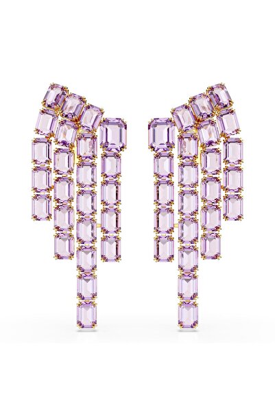 Swarovski 5720837 Swarovski Küpe Mıllenıa:Ce Chndl Vıol/Gos