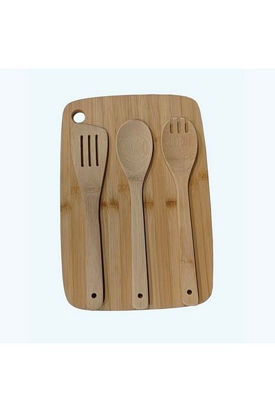 Bien Servi 4-Piece High Quality Bamboo Cutting Board Set