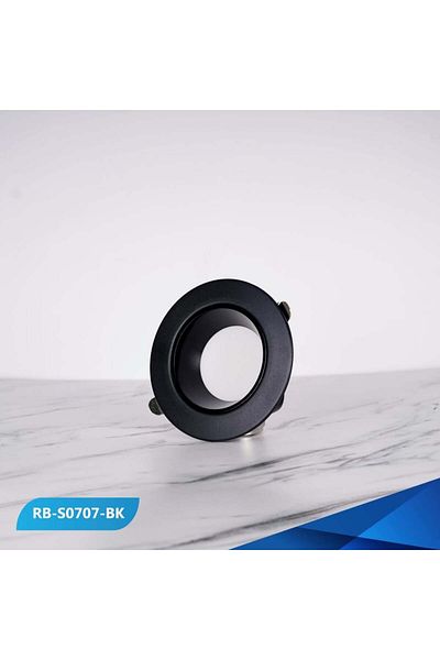 REEBOON كشاف ريبون ضد التوهج 7 واط  فريم أسود مقاس 7 اصفر