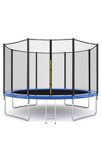 TOYFEST Hattrick 366 Cm (12 FT) Güvenlik Fileli Trambolin Trp-89