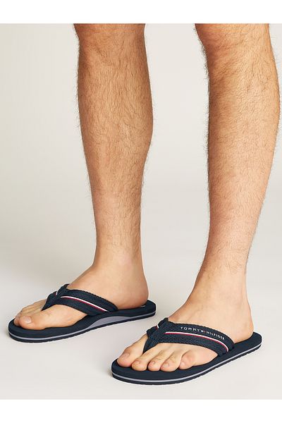 Tommy Hilfiger شبشب رجالي باللون الأزرق