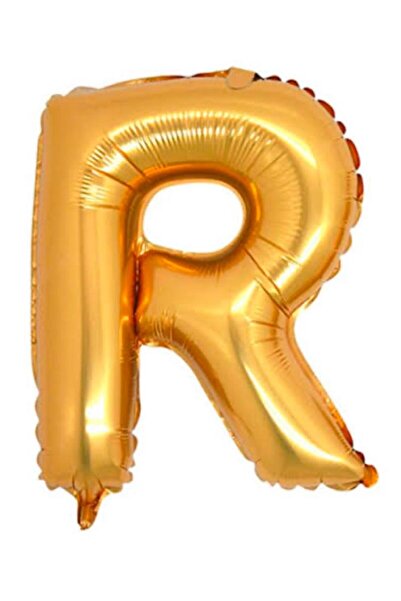 Tasarım Metallic Gold Color Letter Balloon 100 cm