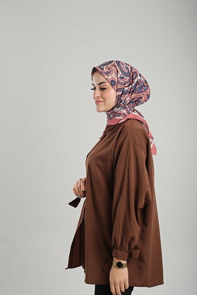 Giverny Ethnic μαντήλι λουλουδιών με μοτίβο αποξηραμένο τριαντάφυλλο μπαμπού - Ψηφιακή εκτύπωση, 202202 _18