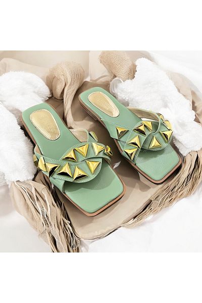 myshoes Παντόφλες Eni season με πέτρες