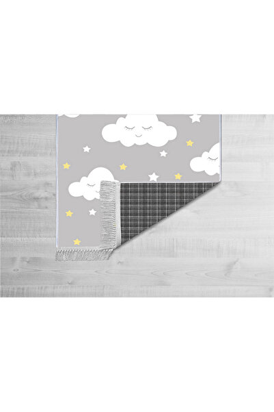 Homelux Covor pentru copii antiderapant, dreptunghiular, 120X180, gri, alb, galben, poliester
