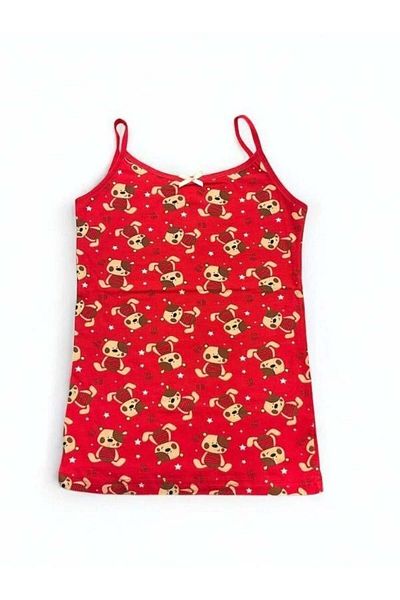 Zekids Girl's Hanging Patterned Tank Top