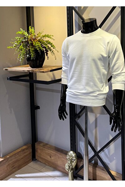 Butik 3 İplik Şardonsuz Basic Sweatshirt