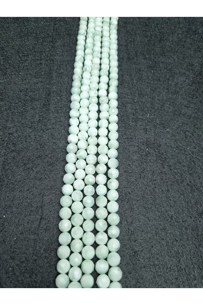 Yüksel Boncuk Σειρά από φυσική πέτρα 8 mm Amazonite Stone Faceted Cut