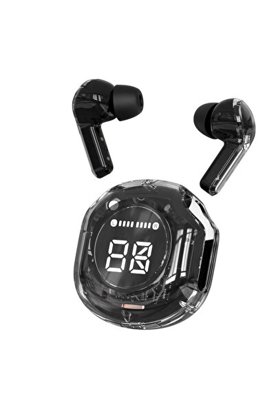 Dynego PRO TWS Bluetooth 5.3 Kulaklık Şeffaf Tasarım LED Ekran, 30 Saat Pil Ultra Düşük Gecikme