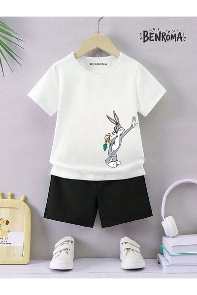 BENROMA Unisex Παιδικό Σετ Σορτς - Character Printed