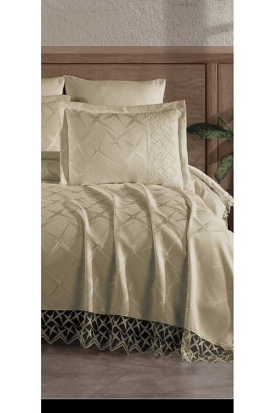 diabella Star 3 Piece French Lace Chenille Lux Pique Set