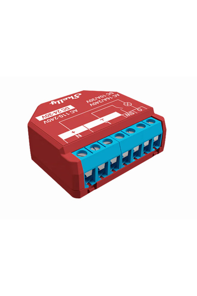 Teknoroket Shelly Plus 1PM 1 Kanallı Enerji Ölçer Akıllı Ev Anahtarı - Wifi &...