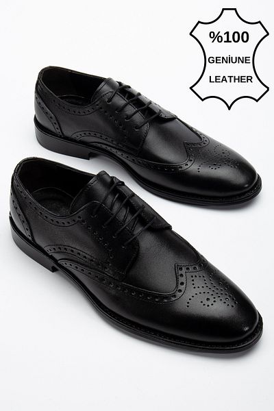 DUMMET Guaranteed Men's Casual Classic Genuine Leather Groom Shoes