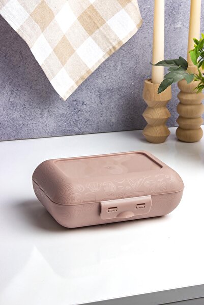 Okyanus Home Powder Lunch Box 2 Layers 5 Compartments Lunch Box with Self Fork and Spoon