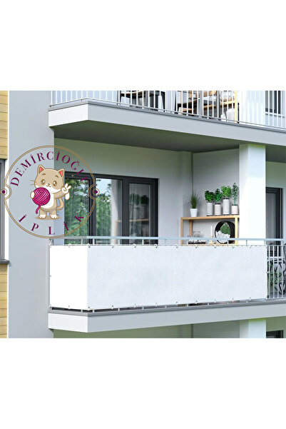 3m X 65 Cm White Color Balcony Iron Tarpaulin Waterproof 1st Grade  Summer And Winter Resistant