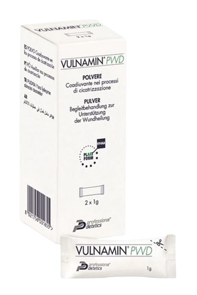 Vulnamin Pwd Powder Wound Healing Support (2 X 1G)