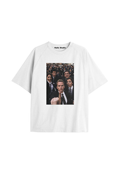 Kalic Studio Cum am întâlnit-o mama ta tricou supradimensionat COD 104