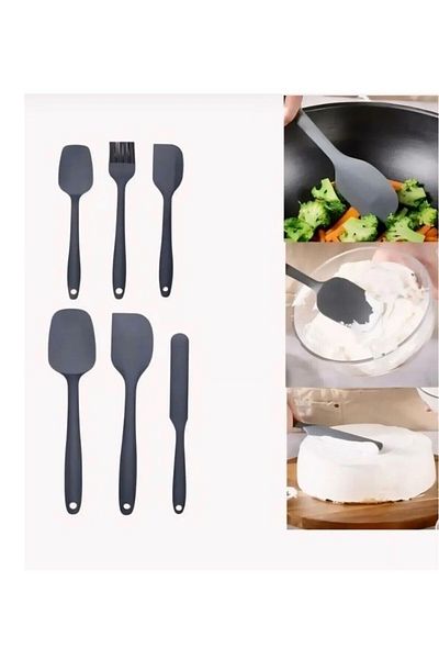 hayret sepeti High Heat Resistant Silicone Spatula and Brush Set