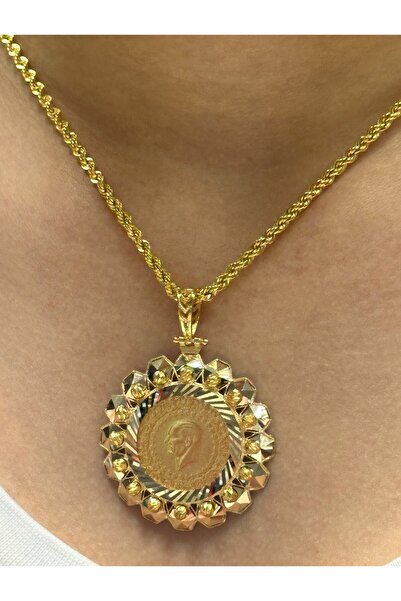 Hakan Güler Kuyumculuk Çeyrek Altın Kolye Ucu