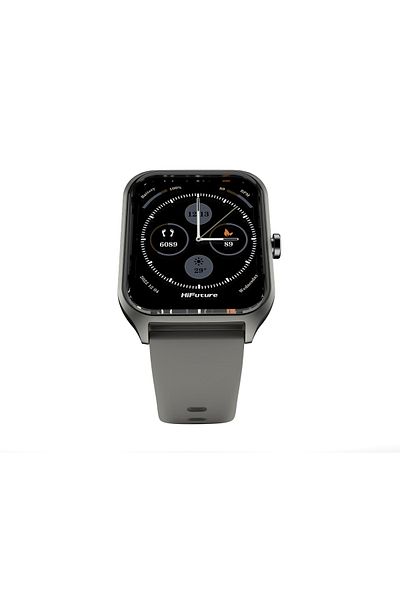 HiFuture Ultra2 Pro Bt 5.2 Ip68 - 1.78 Inch Amoled Heart Rate Monitor Sports Tracking 45mm Smartwatch - Silver