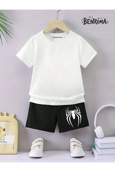 BENROMA Unisex Παιδικό Σετ Σορτς - Character Printed