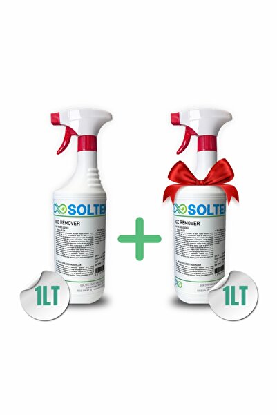 SOLTEK KİMYA 2 Adet - Araç Kar Ve Buz Çözücü Sprey 1 Lt - Ice Remover