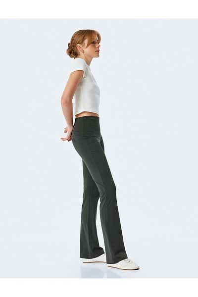 Koton Cotton Slim Fit Spanish Leg Sweatpants