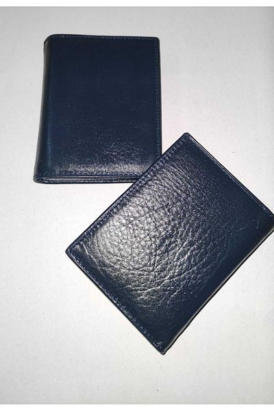 firdevsi hobi Genuine Leather Vertical 20 Pieces Transparent Card Holder Wallet
