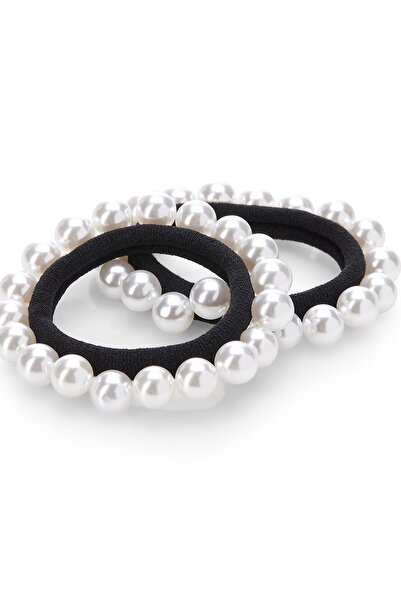 New Obsessions Великий чорний набір шпильок з перлами, 4 шт.