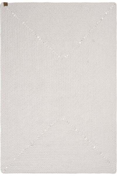 Halımax Lunox Beyaz Hasır Örgü Çift Taraflı Dokuma Yolluk Jüt Kilim Dikdörtge...