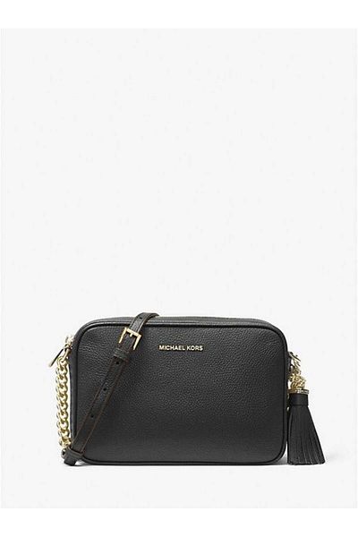 Michael Kors Dámská černá taška přes rameno z pravé kůže 32F7Ggnm8L 001
