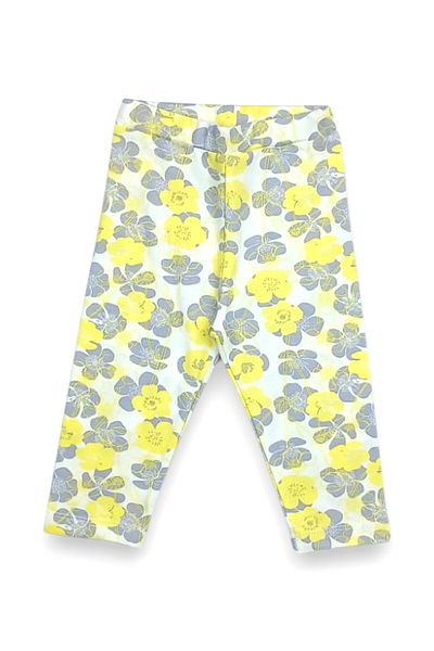 Via Girls Baby Girl Floral Print Basic Summer Leggings |   9-24 Months Children's Clothing