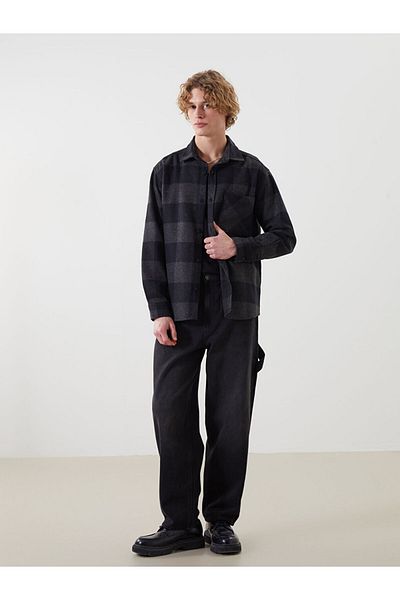 LC Waikiki Regular Fit Long Sleeve Plaid Men's Lumberjack Shirt
