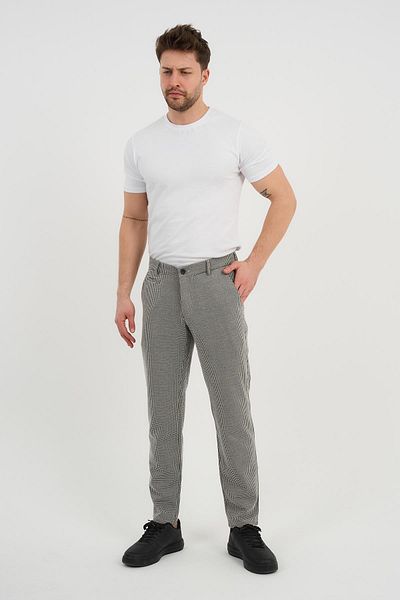 ALEXANDERGARDI Plaid Slim Fit Chino Pants (ERK56013)