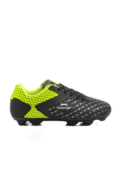 Slazenger Cizme de fotbal pentru copii negru-verde Cycle G