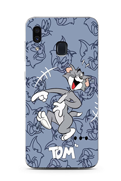moonset Samsung Galaxy A20 / A30 Uyumlu Tom Tasarımlı Baskılı Şeffaf Telefon ...
