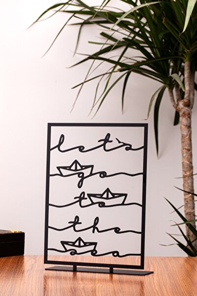 Muyika Design Muyika Metal Masa Üstü Dekoratif Obje&biblo Lets Go To The Sea ...
