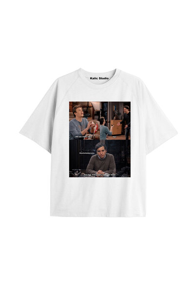 Kalic Studio تي شيرت كيف قابلت والدتك مقاس كبير KOD 80