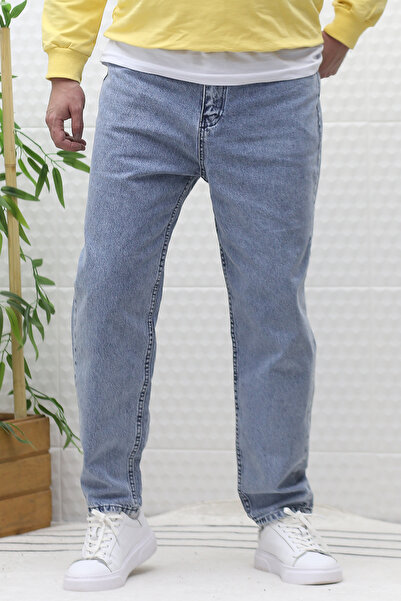 WAFRA Erkek Yıkamalı Boyfirend Kot Pantolon