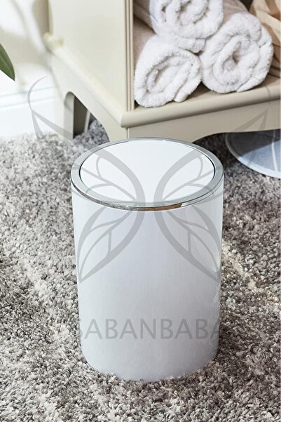 Saban Çöp Kovası Beyaz 2 Lt (İNCA MODEL)