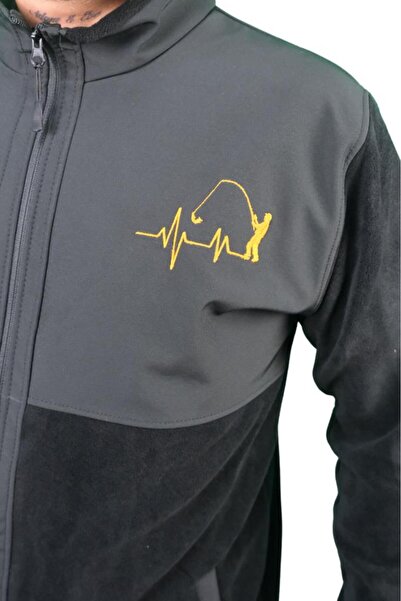 Oslo Fisherman Любов до риби Вишитий блискавка Полар