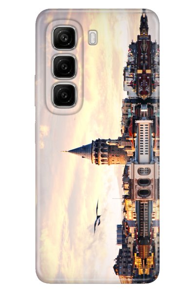 Cekuonline Infinix Hot 50 Pro 4g Case 6.78 Inc Patterned Tpu Silicone Yeditepe