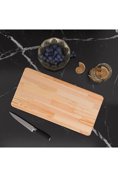 Asra Trend Natural Presentation Serving Meat Cutting Board