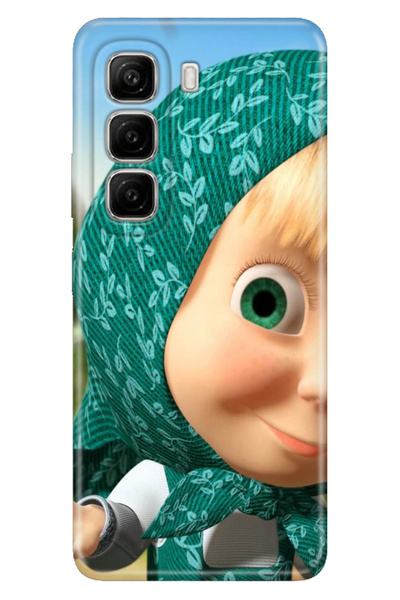 Cekuonline جراب لهاتف Infinix Hot 50 4G Hot 50 من السيليكون TPU المزخرف