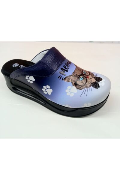 Hipokrat Medikal Sabo Hipokrat Airmax Sabo Ortopedik Terlik Desenli Kadın