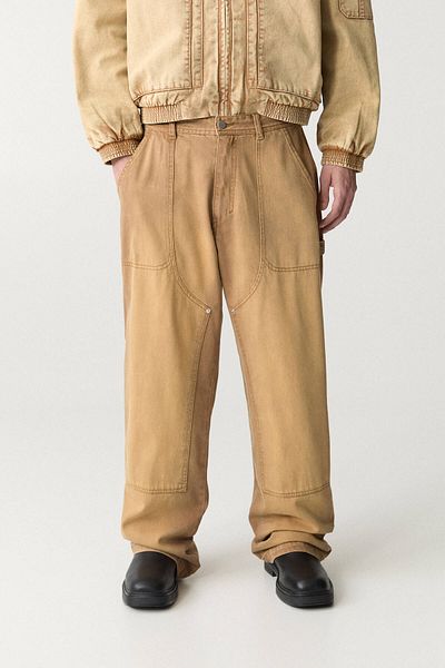 Pull & Bear Brown cargo trousers