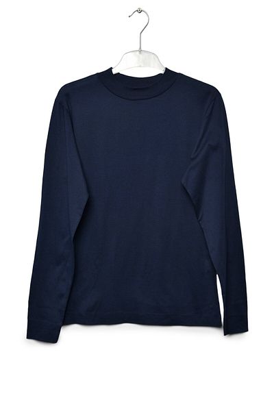 Zegy Ανδρικό μακρυμάνικο μπλουζάκι Crew Neck - Navy Blue